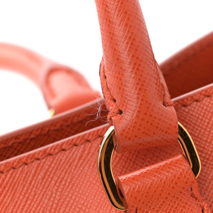 Prada Saffiano Lux Large Tote Papaya 12 of 12