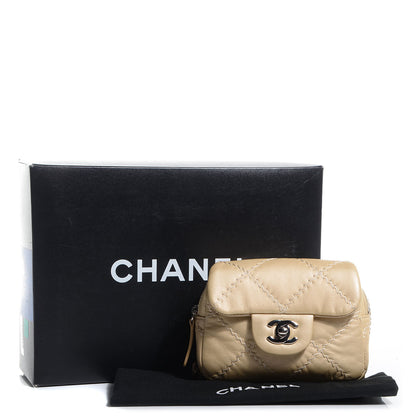 Chanel Calfskin Ultimate Stitch Mini Flap WOC Gold 10 of 10