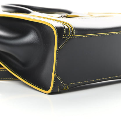 Celine Satin Calfskin Nano Debossed Luggage Black 9 of 12