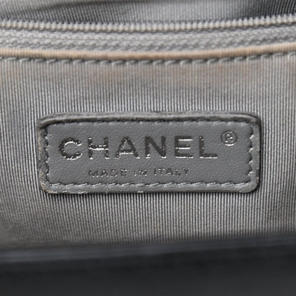 Chanel Calfskin Quilted Double Stitch New Medium Boy Flap Black 8 of 12