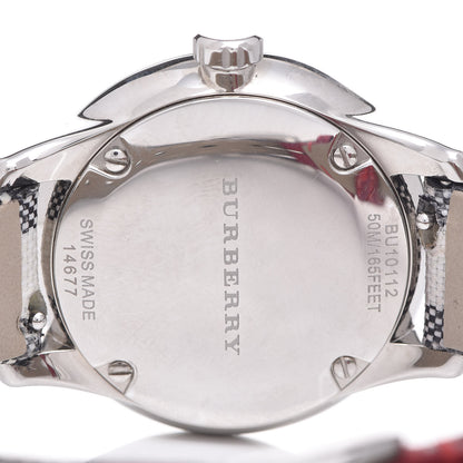 Burberry Stainless Steel Calfskin 32mm Classic Quartz Watch BU10112 5 of 8