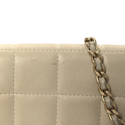 Chanel Lambskin East West Chocolate Bar Flap Ivory 15 of 16