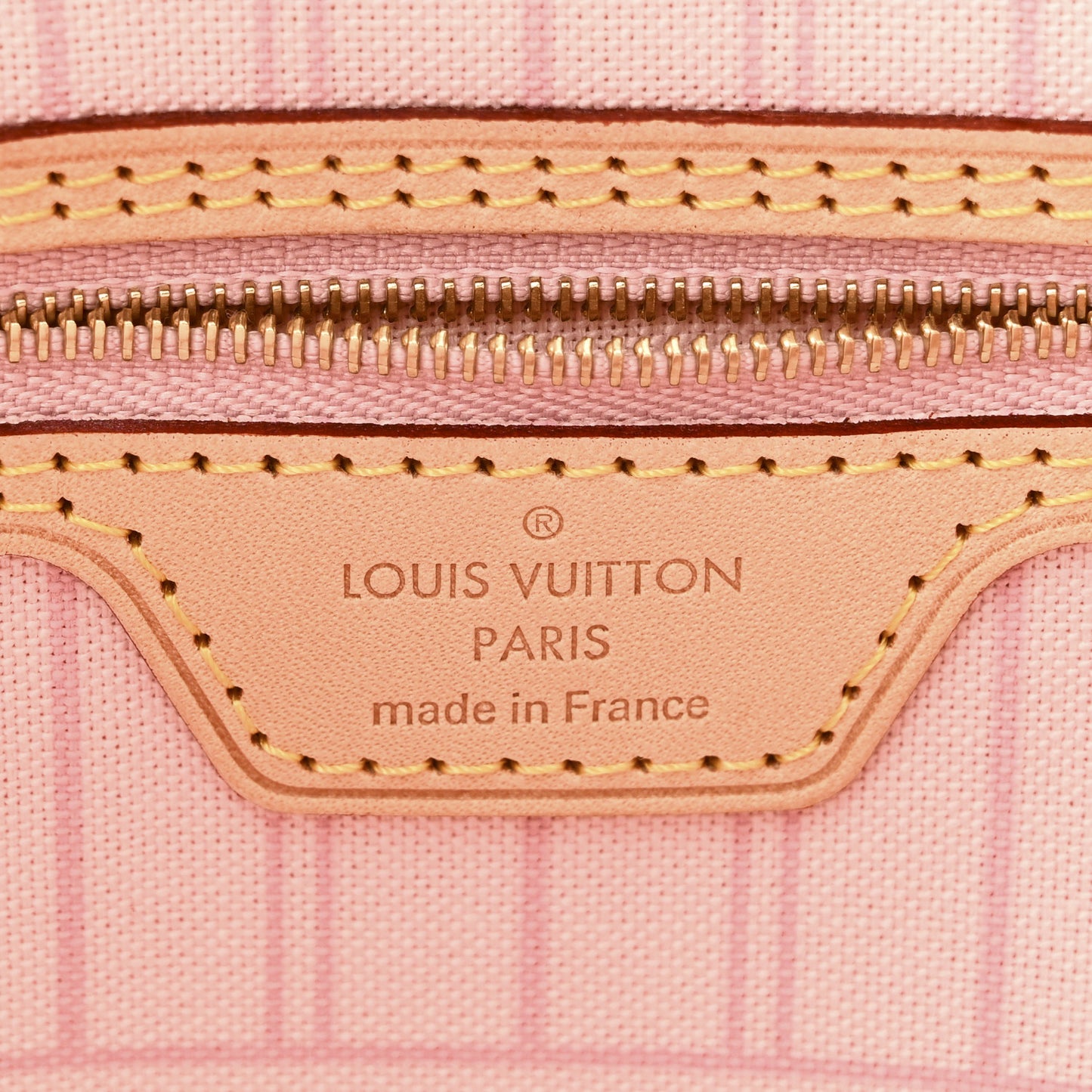 Damier Azur Neo Neverfull MM Rose Ballerine