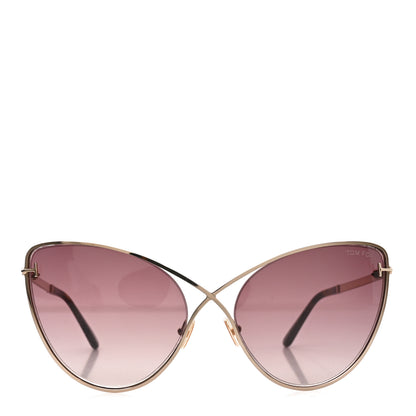 Tom Ford Metal Leila Cat Eye Sunglasses TF786 Gold 2 of 7