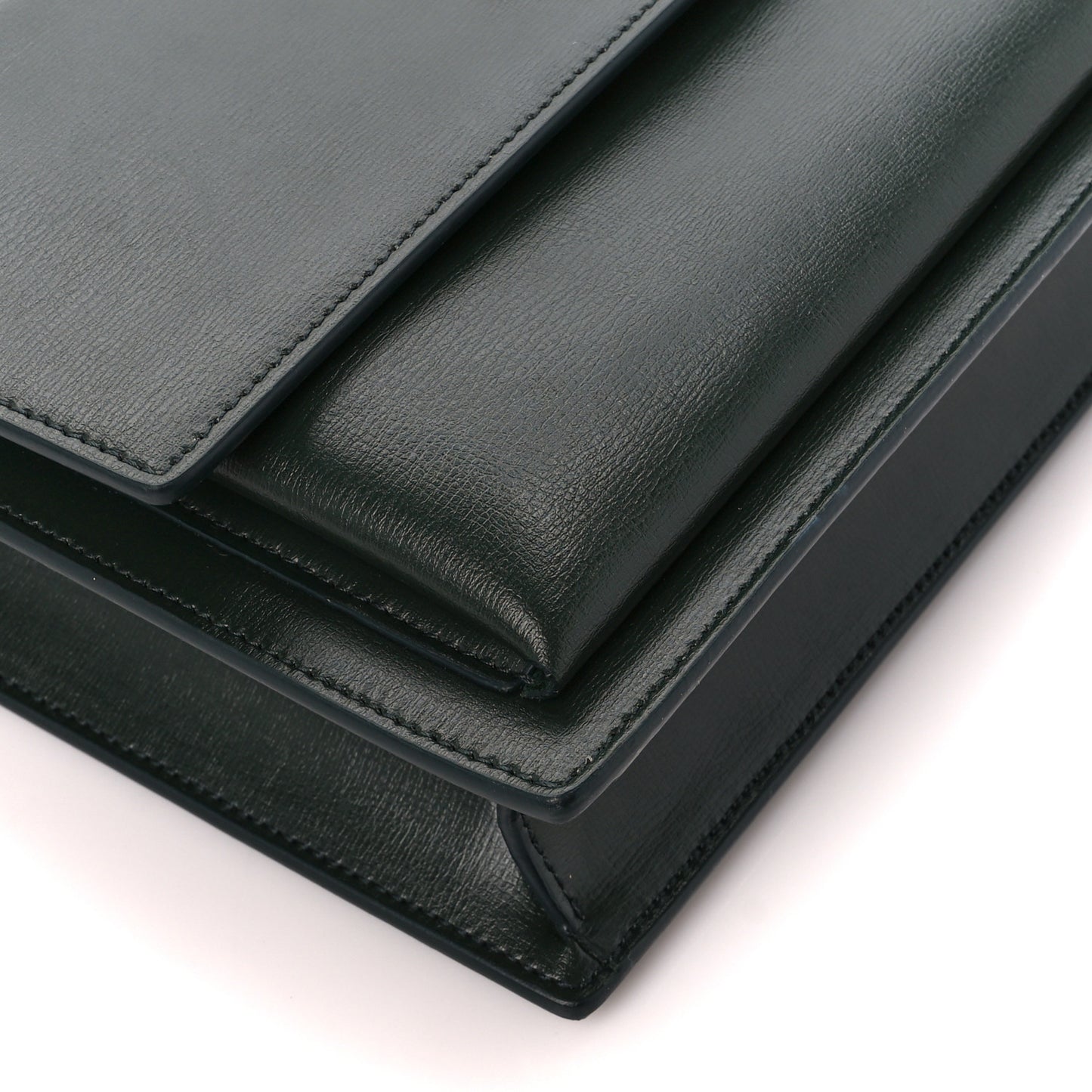 Calfskin Medium Monogram Sunset New Vert Fonce