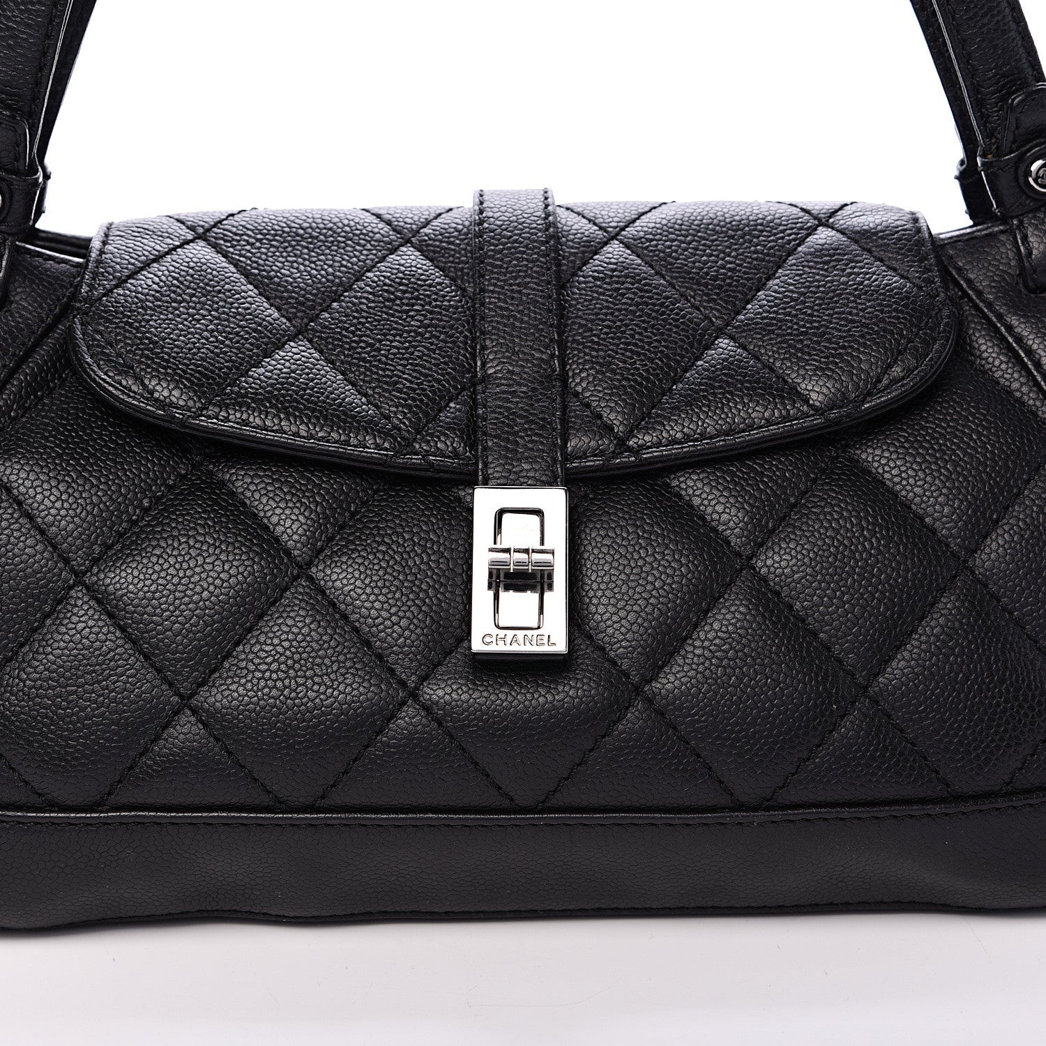 Chanel Caviar Quilted Mademoiselle Flap Bag Black 7 of 10