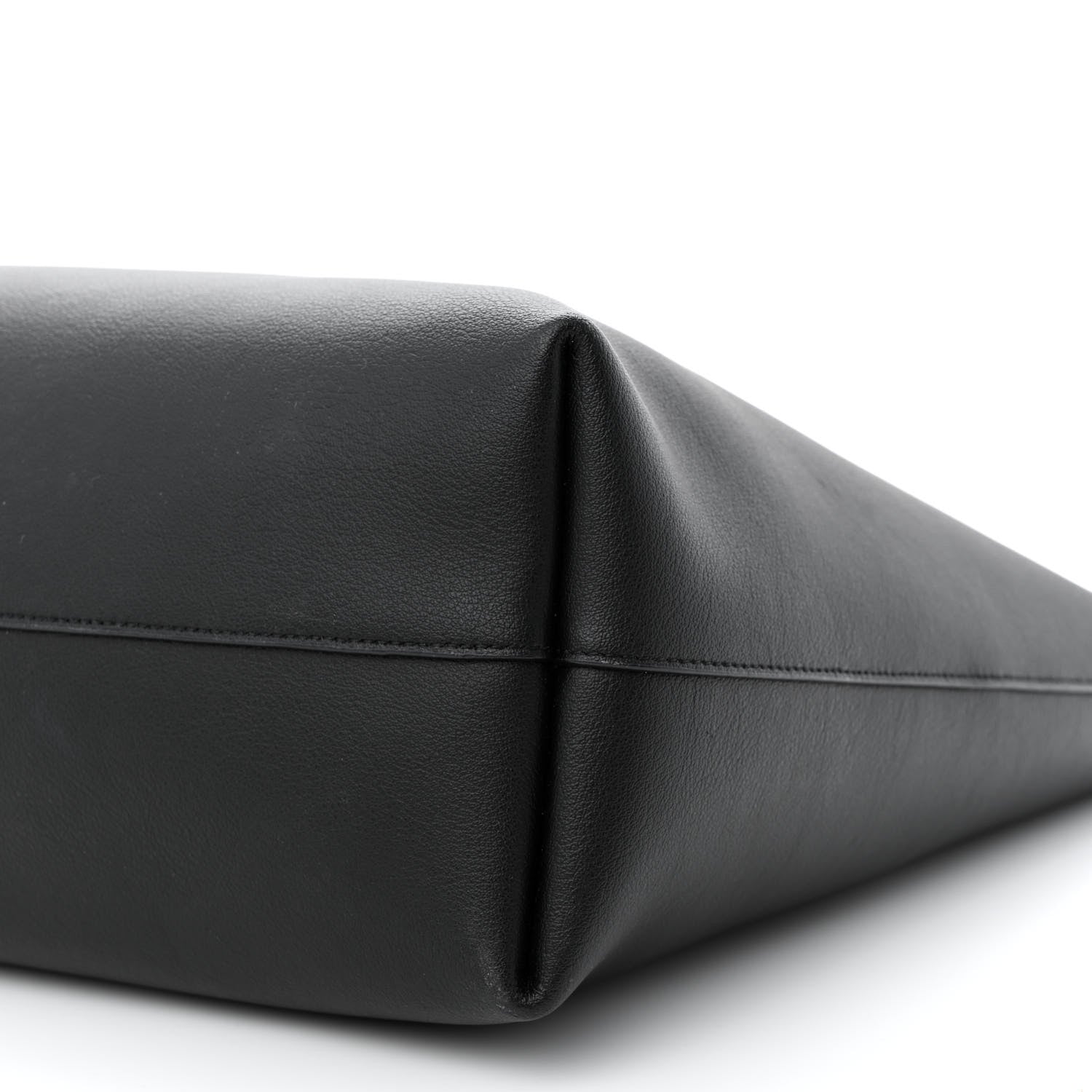 Saint Laurent Calfskin Large Shopping Tote Black 12 of 12