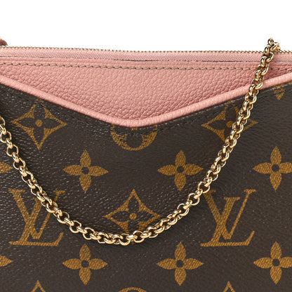 Louis Vuitton LOUIS VUITTON Monogram Pallas Clutch Rose Poudre 7 of 14