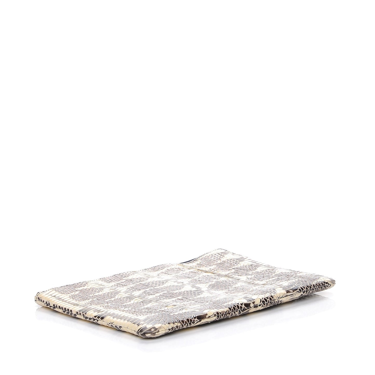 Watersnake Clutch Pouch Black White