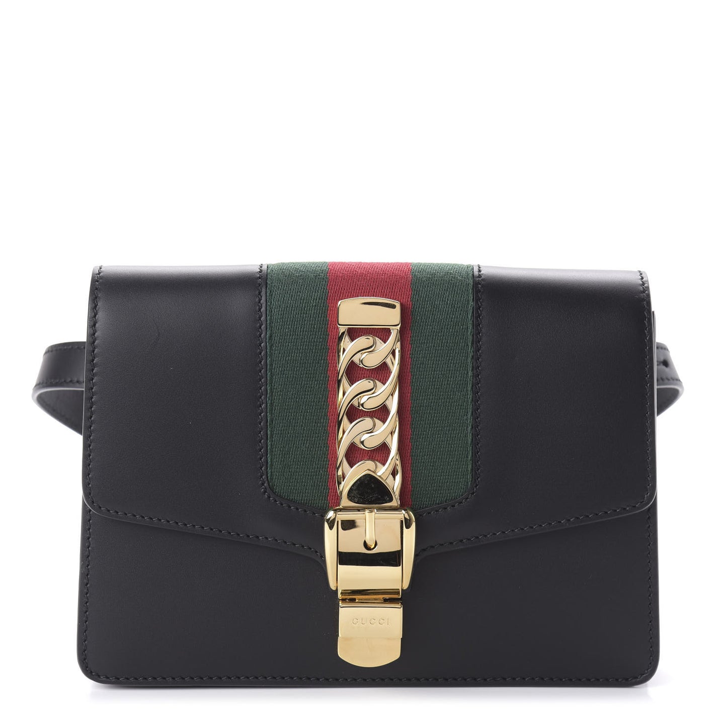 Calfskin Sylvie Belt Bag Black