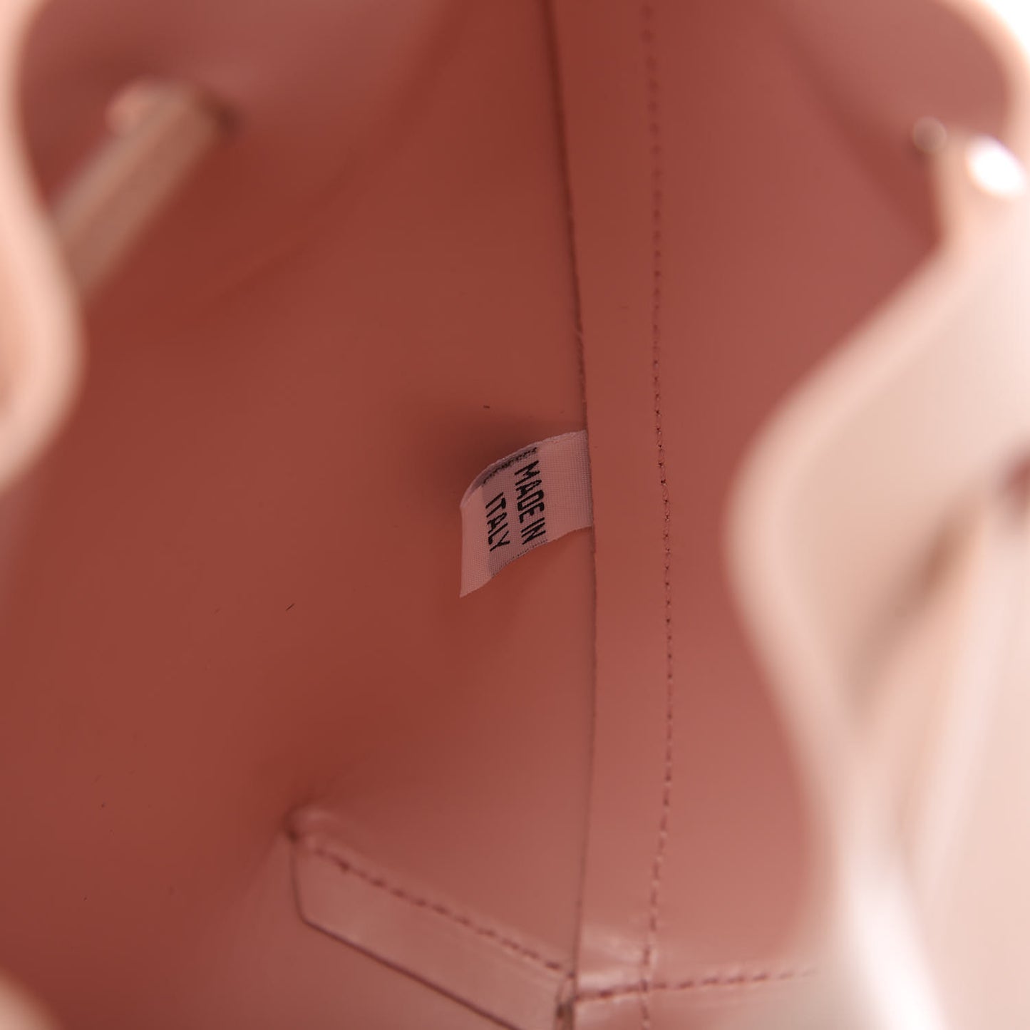 Calfskin Mini Mini Bucket Bag Rosa