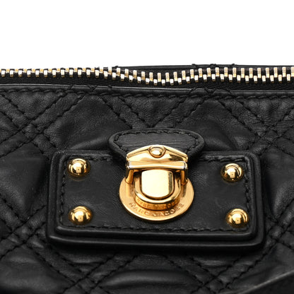 Marc Jacobs Calfskin Quilted Bruna Tote Black 8 of 13