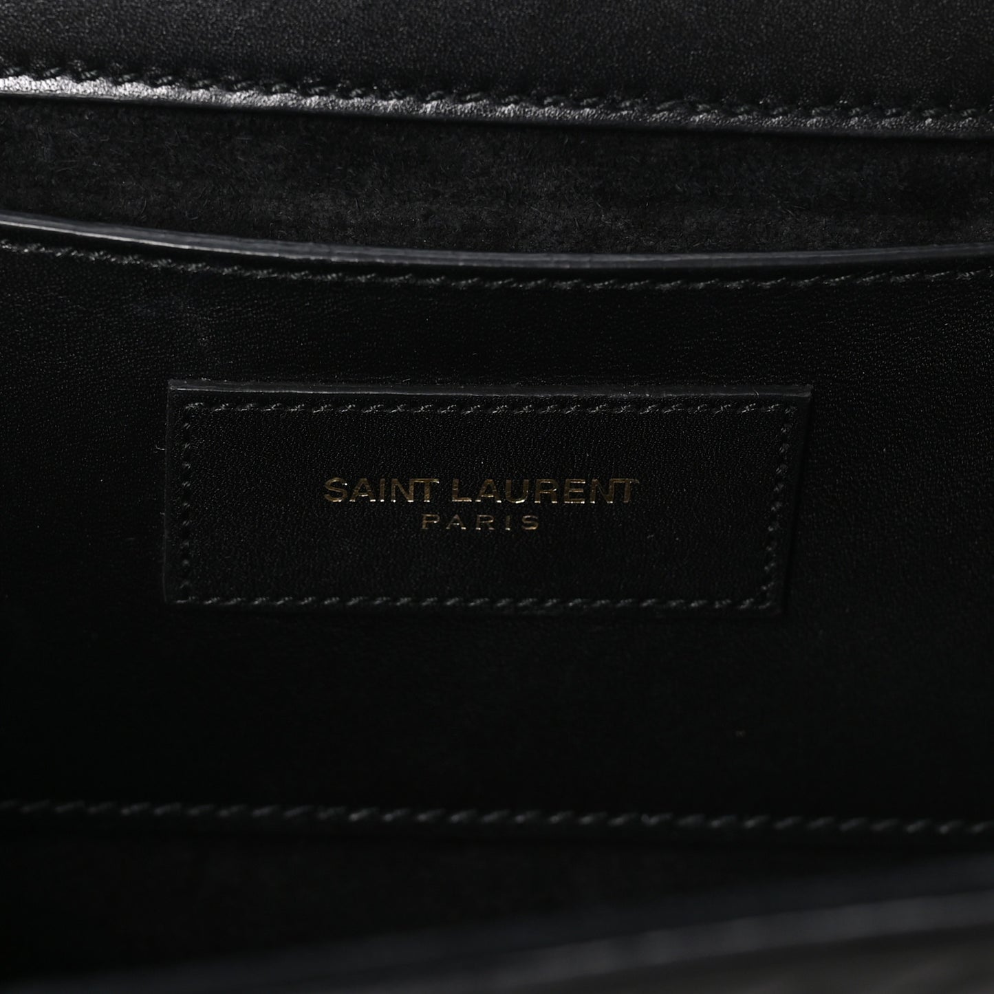 Smooth Calfskin Medium Classic Monogram Kate Tassel Satchel Black