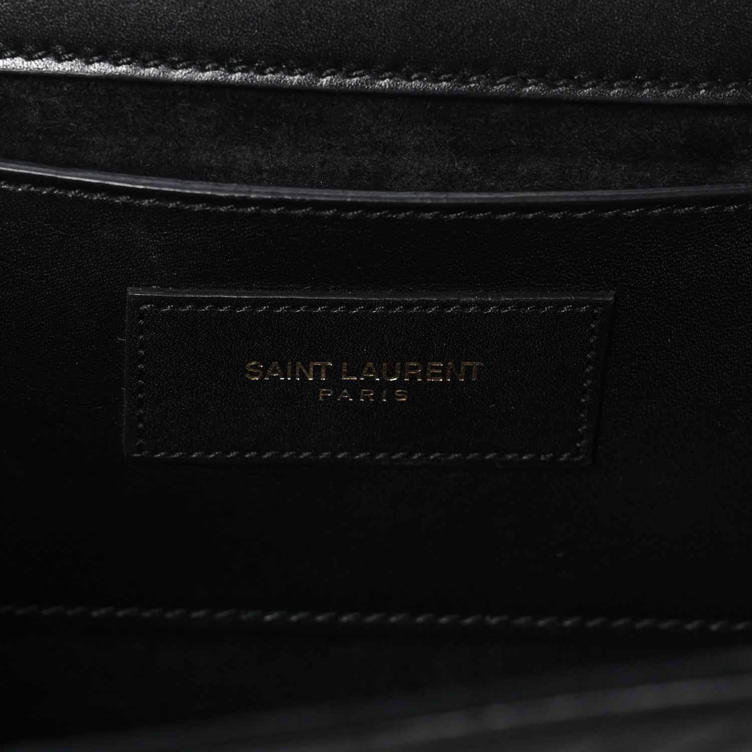 Saint Laurent Smooth Calfskin Medium Classic Monogram Kate Tassel Satchel Black 6 of 9