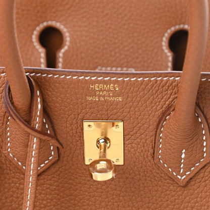 Hermes Togo Birkin 25 Gold 6 of 11