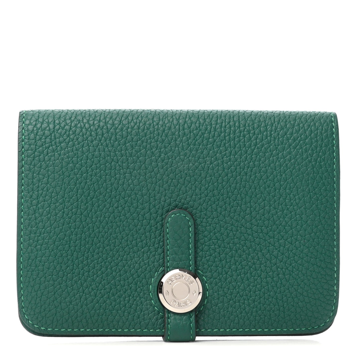 Togo Dogon Compact Wallet Malachite