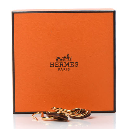 Hermes Swift O'Maillon Earrings Gold 6 of 6