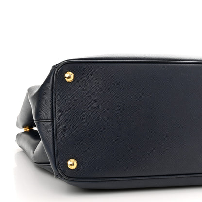 Prada Saffiano Medium Galleria Double Zip Tote Baltico 9 of 13