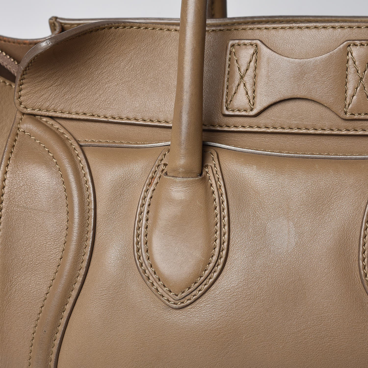 Celine Smooth Calfskin Mini Luggage Camel 25 of 35