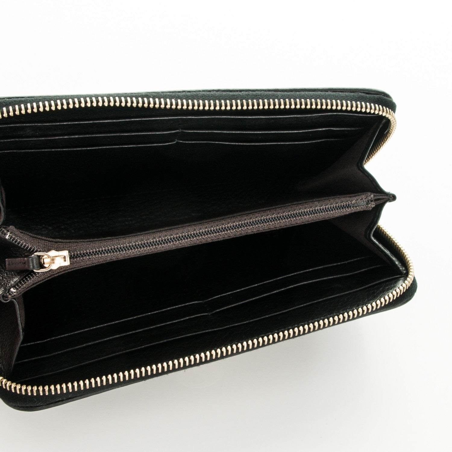 Fendi Canvas FF Zip Around Wallet Black 5 of 7