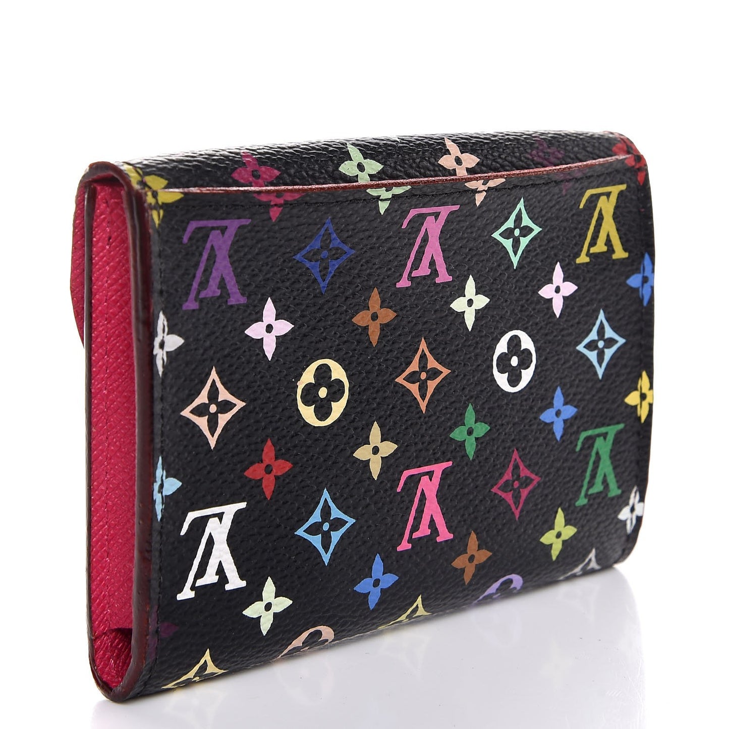 Monogram Multicolor Business Card Holder Black Grenade