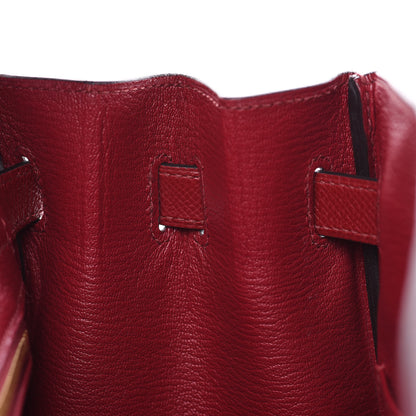 Hermes Epsom Birkin 30 Rouge Grenat 18 of 33