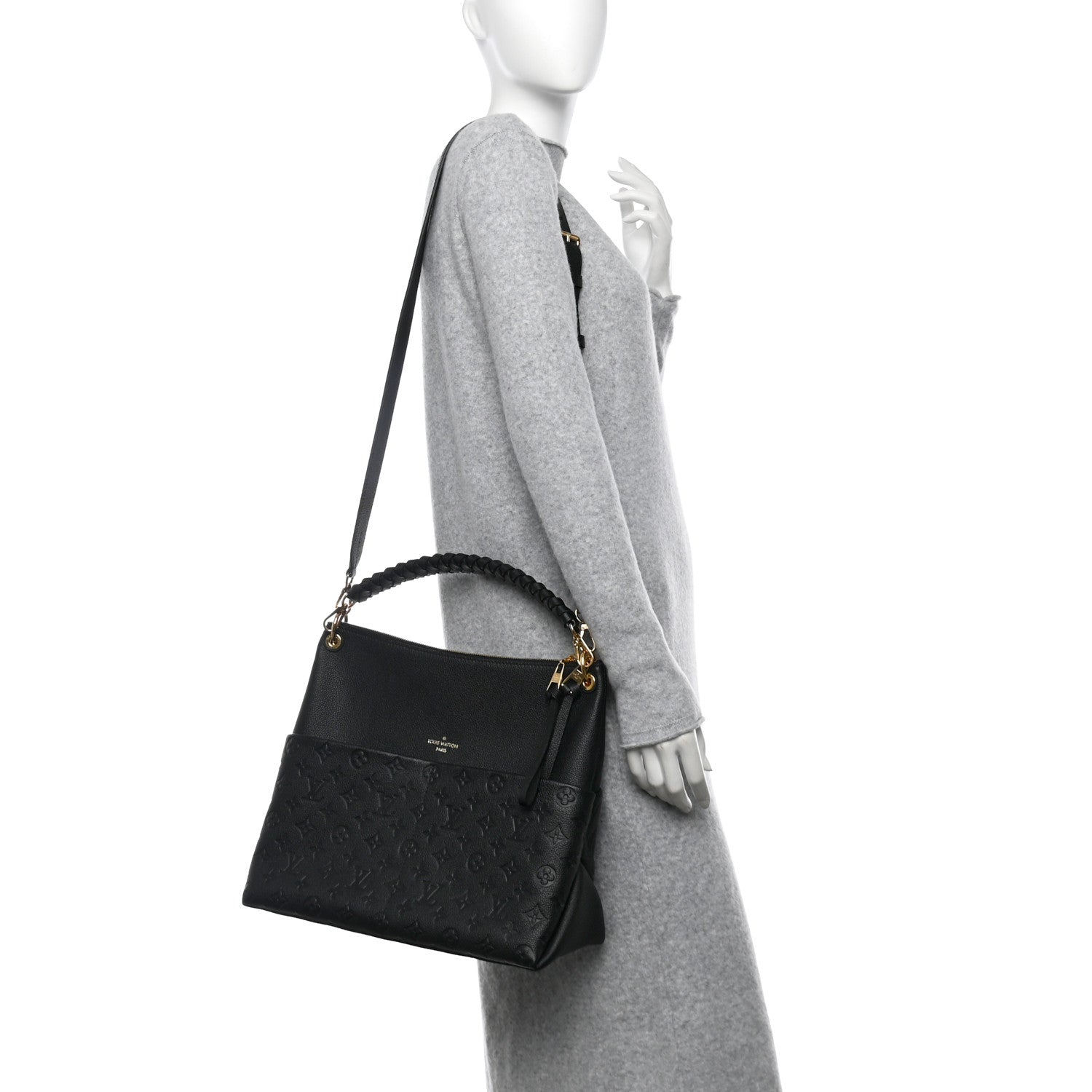 Louis Vuitton Empreinte Maida Hobo Black 2 of 9