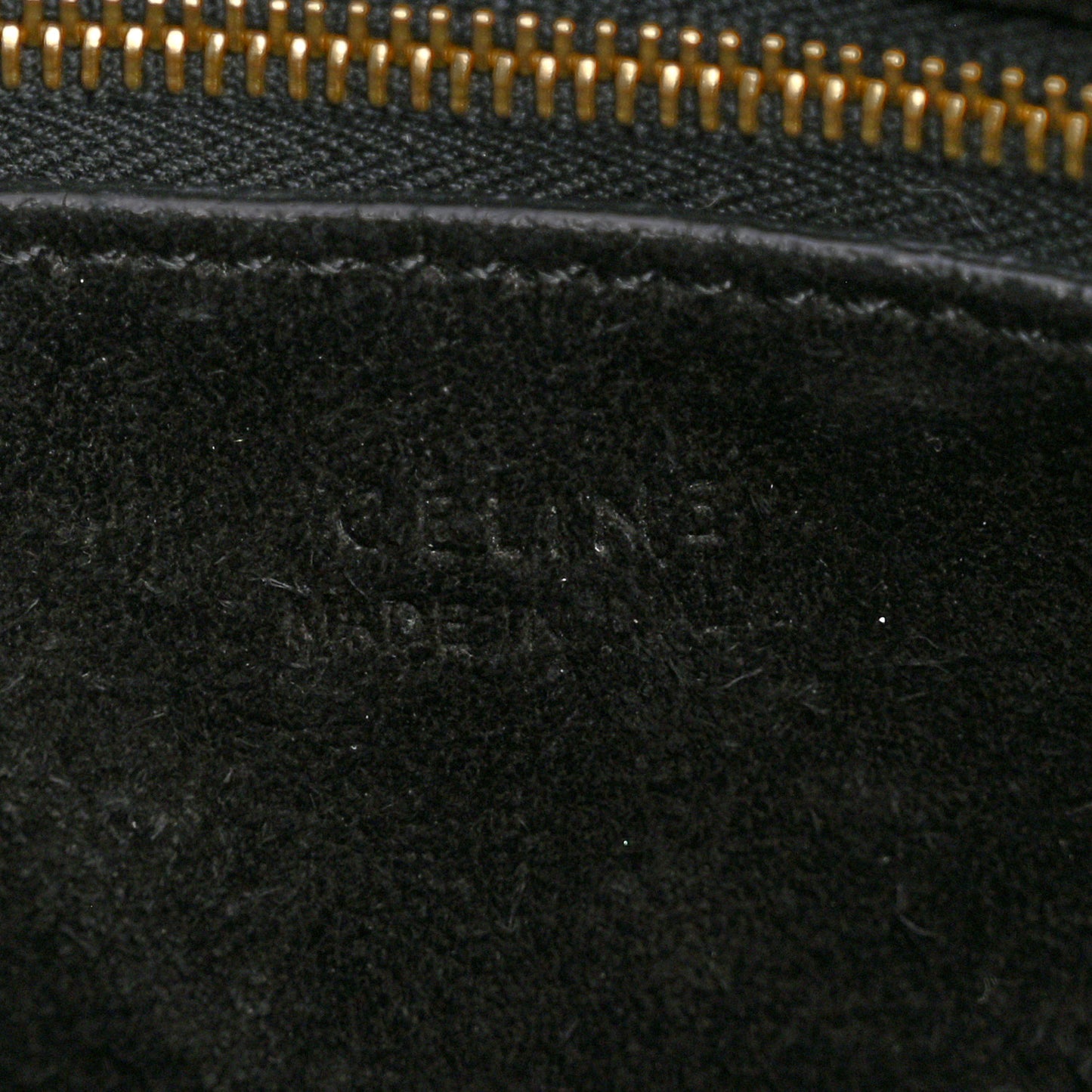 Soft Grained Calfskin Sangle Bucket Bag Black