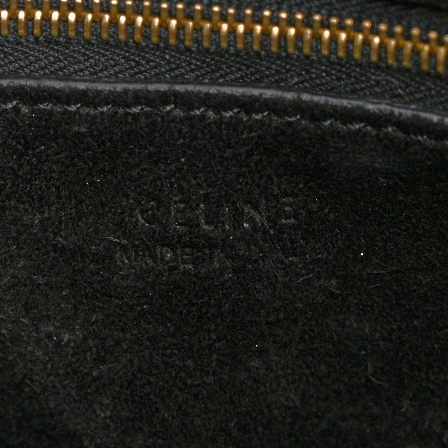 Celine Soft Grained Calfskin Sangle Bucket Bag Black 6 of 11