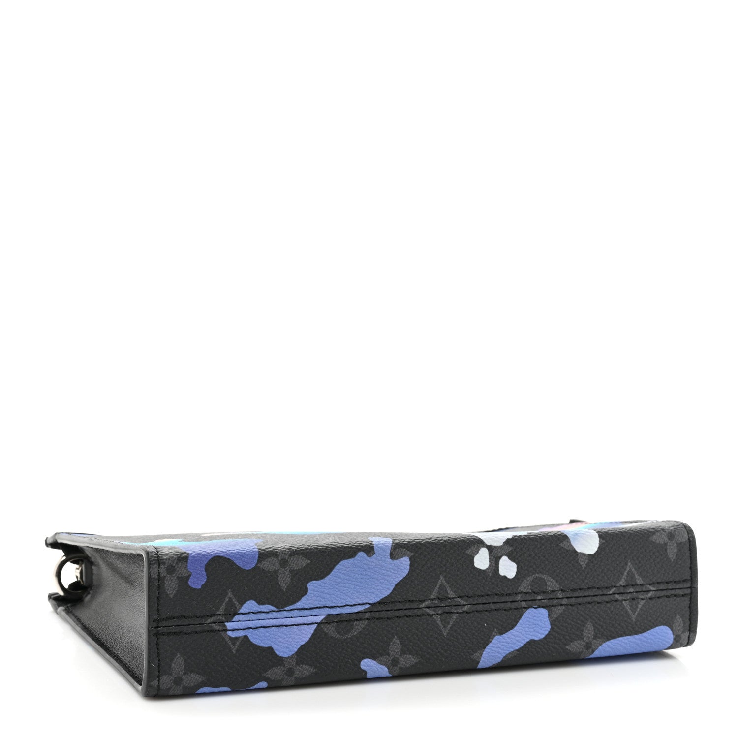 Louis Vuitton Monogram Eclipse Sunrise Room With A View Gaston Wearable Wallet Blue Purple 4 of 13