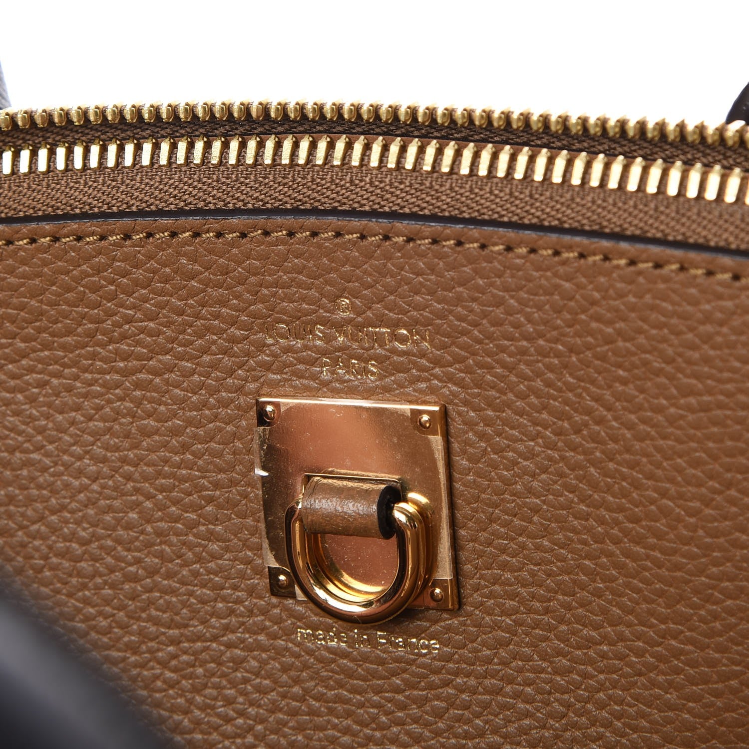 Louis Vuitton Taurillon City Steamer MM Sesame Kombu Black 6 of 6