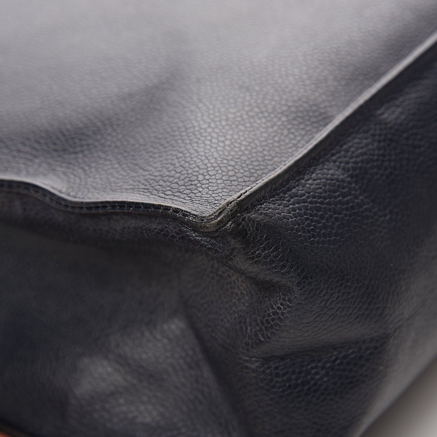 Chanel Caviar CC Tote Navy 17 of 18