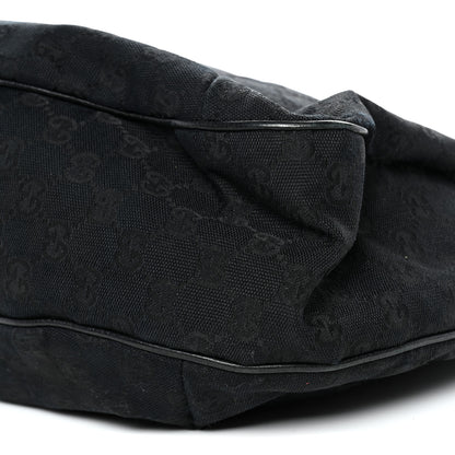 Gucci Monogram Large New Ladies Web Hobo Black 10 of 13