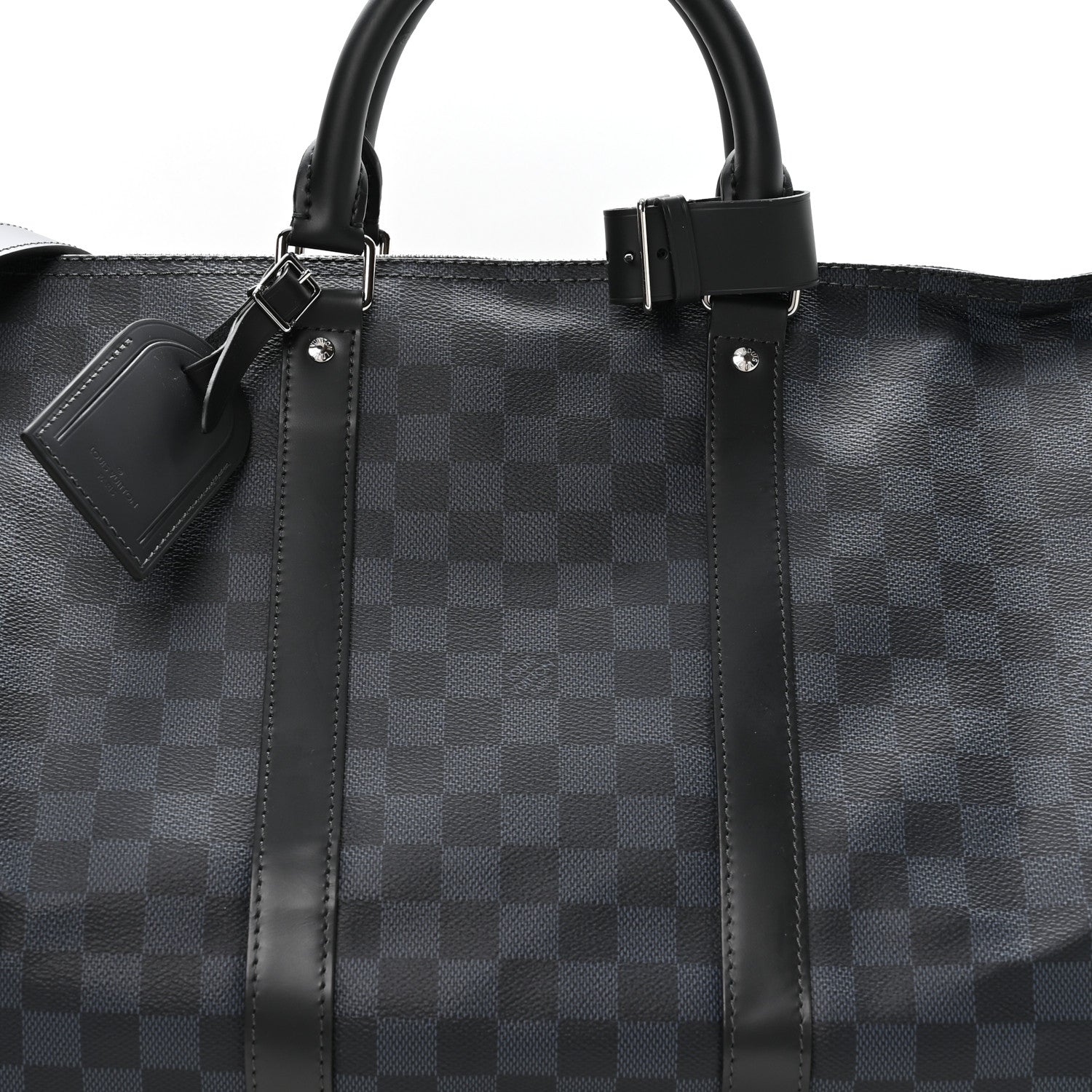 Louis Vuitton Damier Cobalt Keepall Bandouliere 55 6 of 8