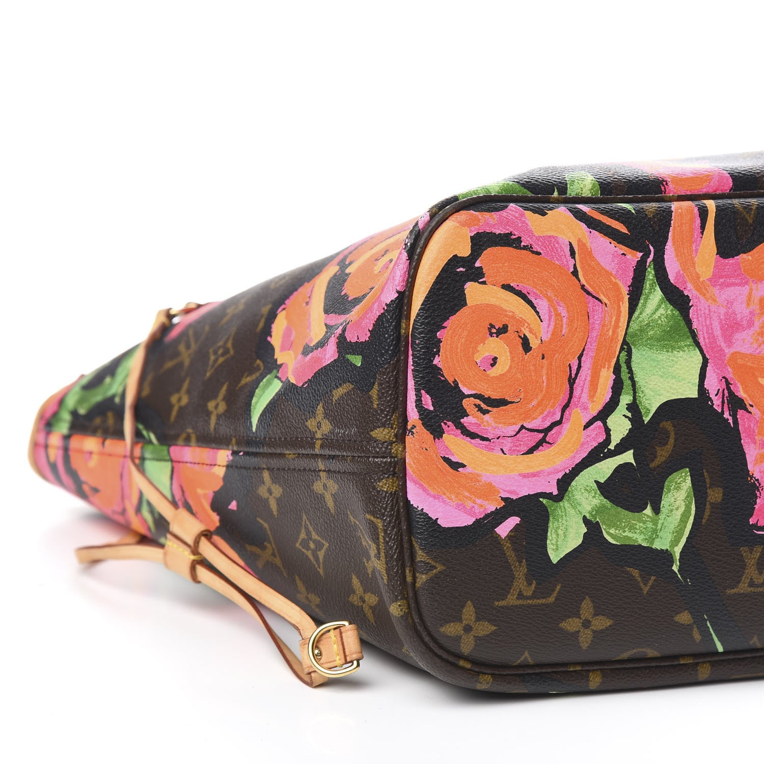 Louis Vuitton Monogram Roses Neverfull MM 10 of 12