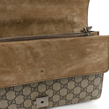 Gucci GG Supreme Monogram Small Dionysus Shoulder Bag Taupe 12 of 17