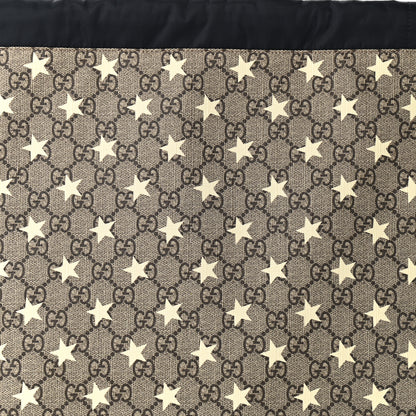 Gucci Soft GG Supreme Monogram Stars Childrens Drawstring Backpack Beige Ebony Yellow Royal 8 of 10