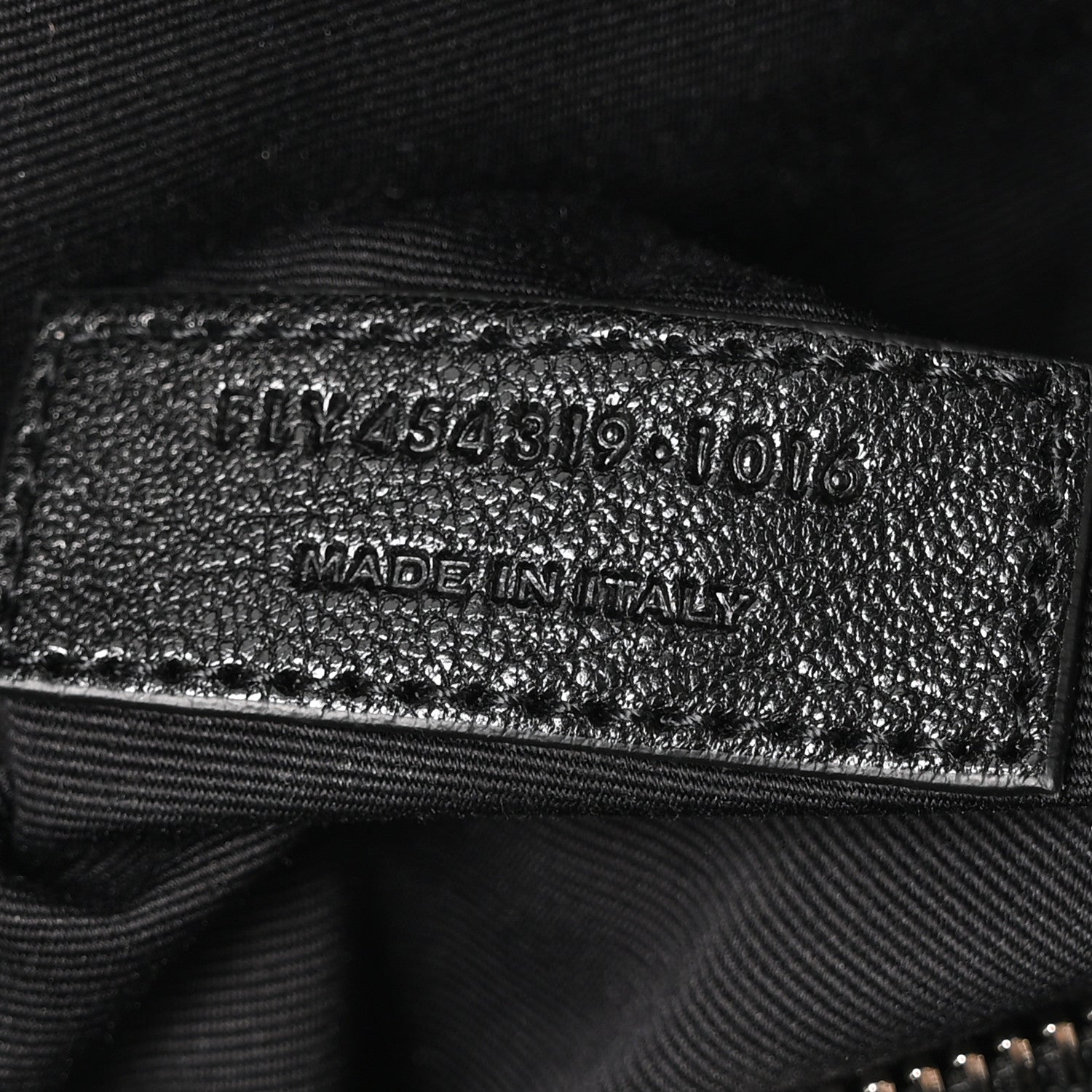 Saint Laurent Sheepskin Love Appliqué Mini City Backpack Black 7 of 10