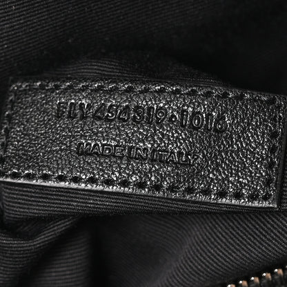 Saint Laurent Sheepskin Love Appliqué Mini City Backpack Black 7 of 10