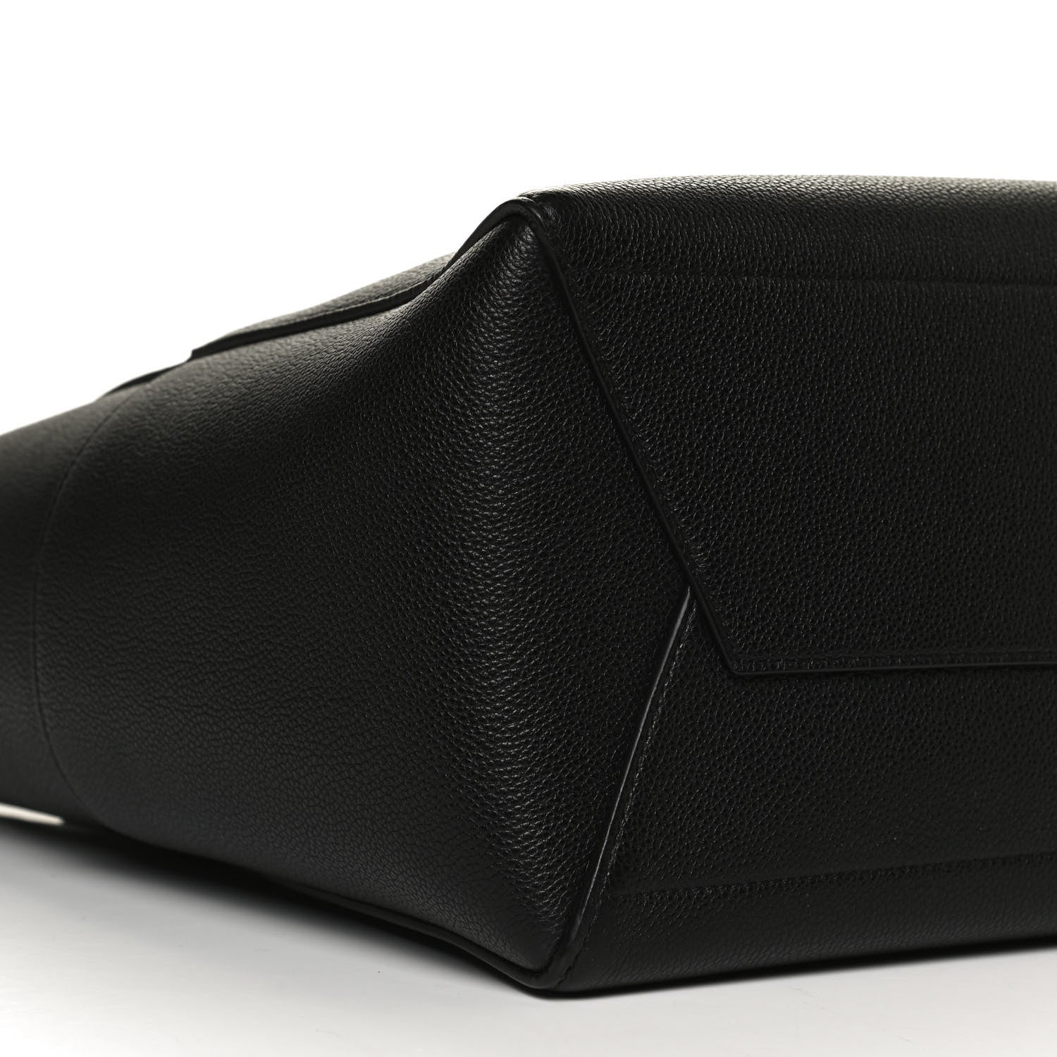 Celine Soft Grained Calfskin Sangle Bucket Bag Black 9 of 12