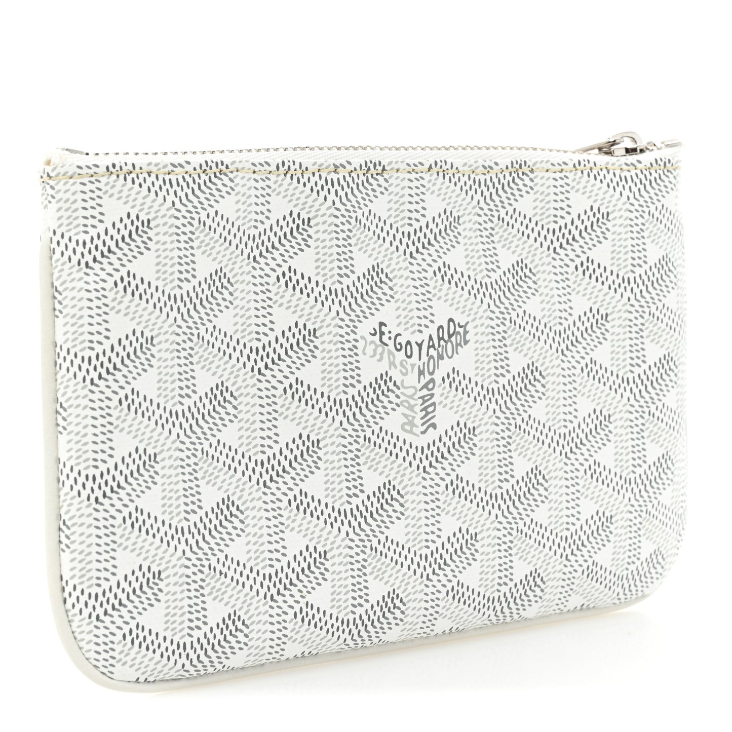 Goyardine Senat Pochette PM White