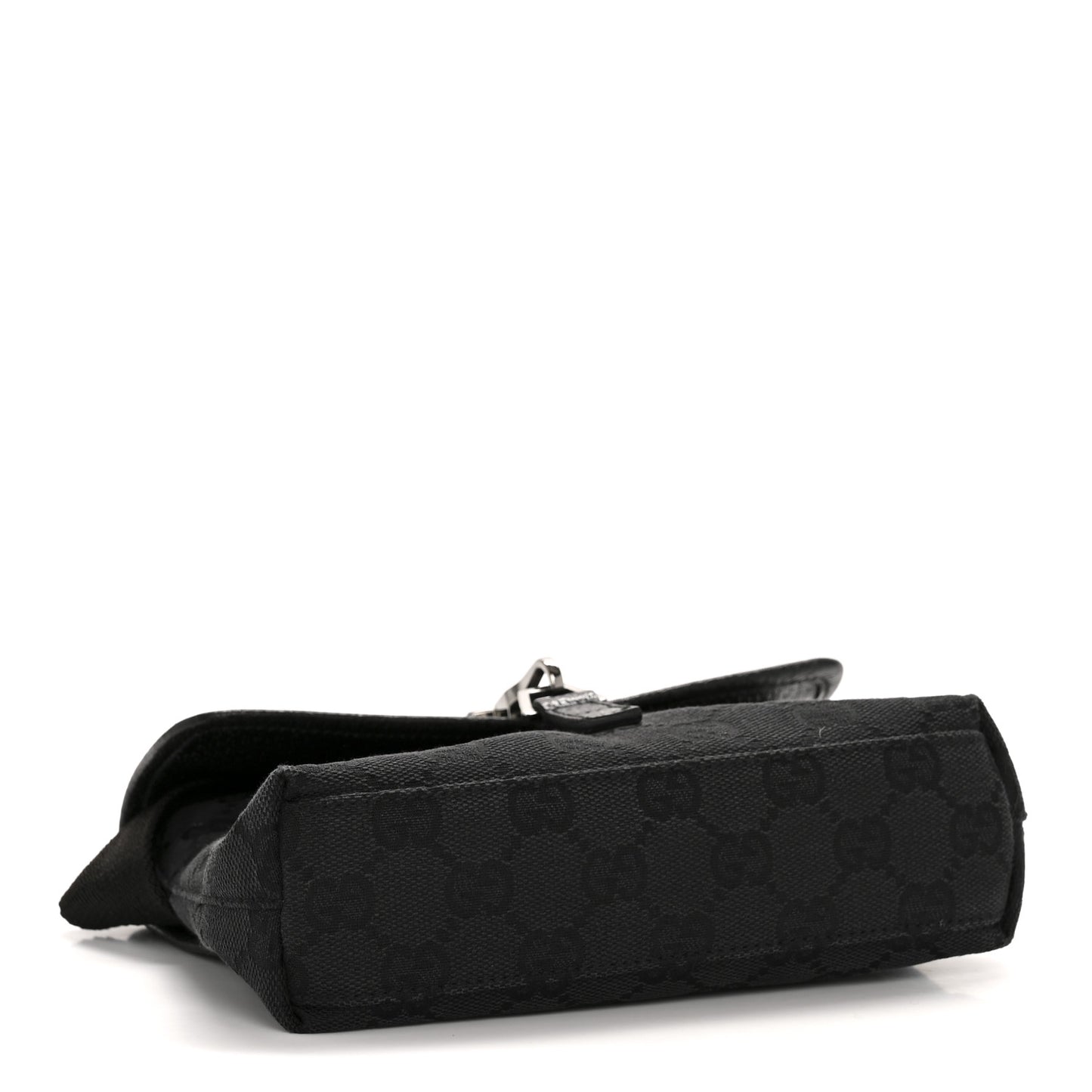 GG Monogram Web Flight Belt Bag Black