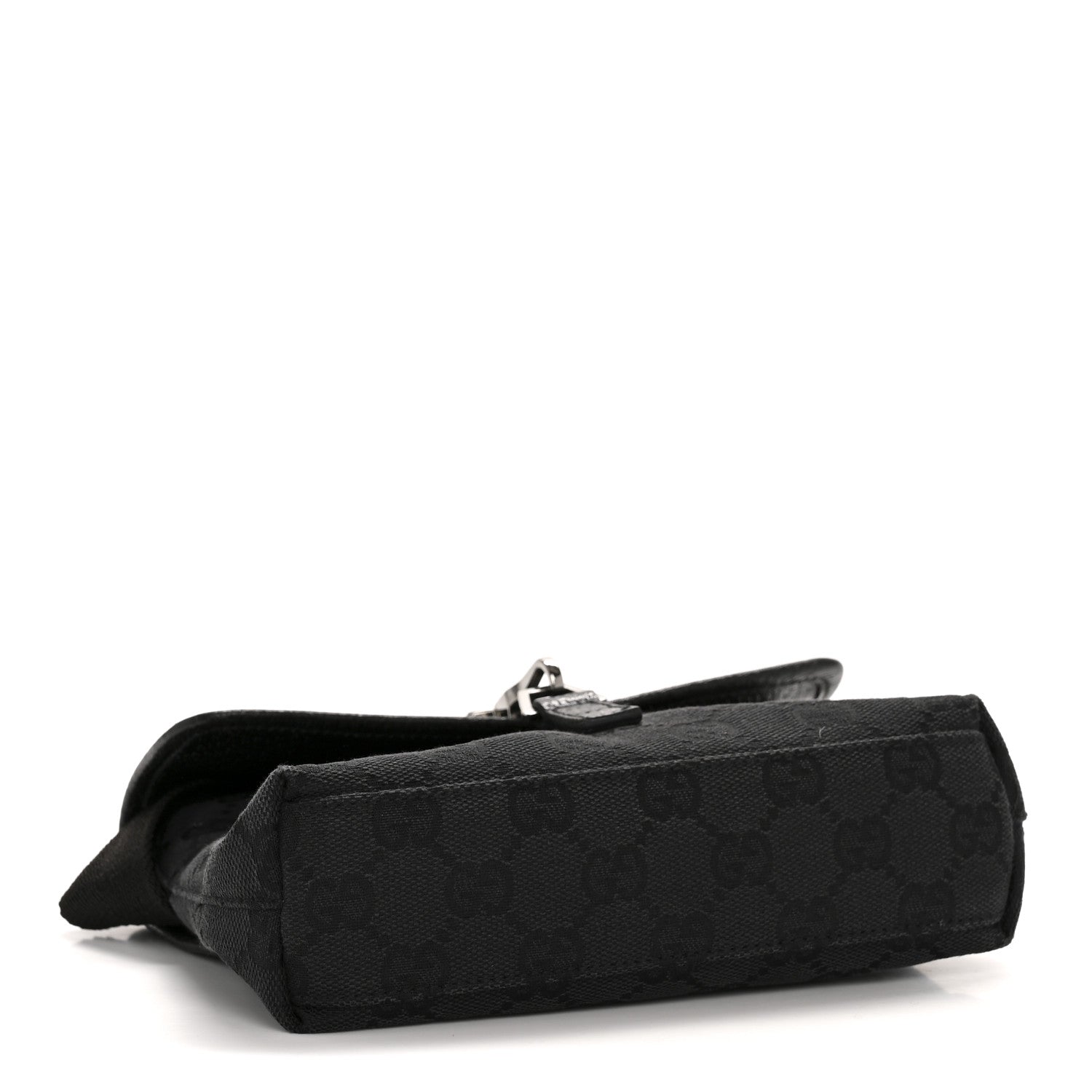 Gucci GG Monogram Web Flight Belt Bag Black 4 of 11