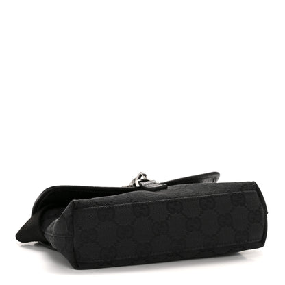 Gucci GG Monogram Web Flight Belt Bag Black 4 of 11