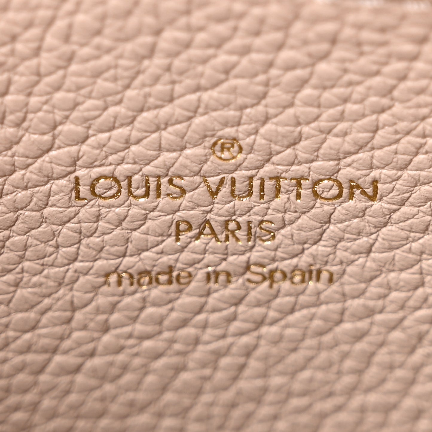 Calfskin Lockme Zippy Coin Purse Greige