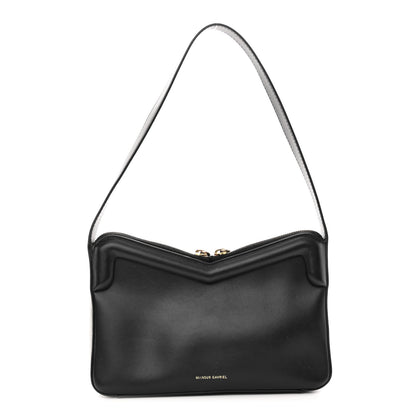 Mansur Gavriel Smooth Calfskin Mini M Frame Bag Black 1 of 11