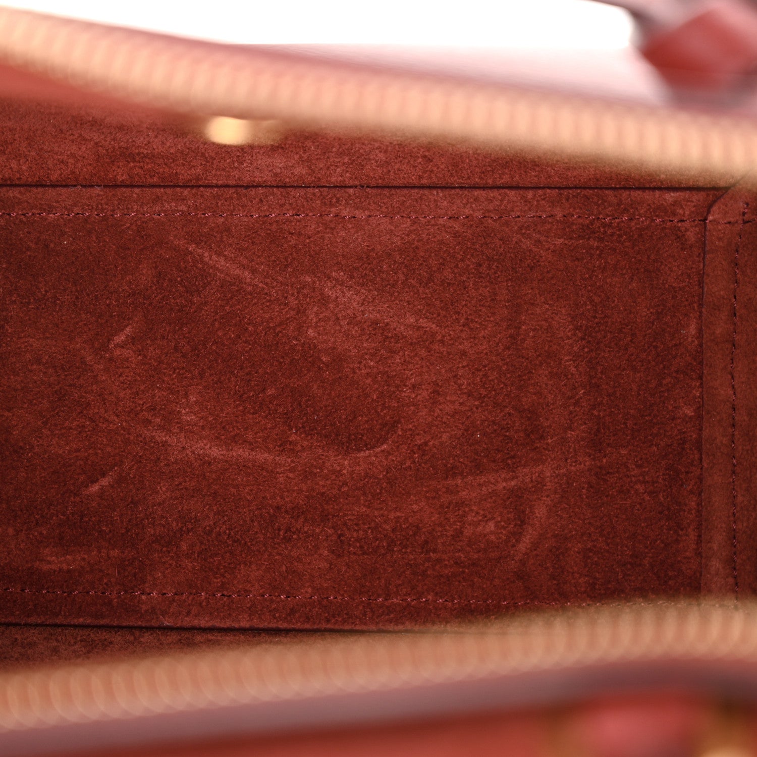 Celine Grained Calfskin Nano Belt Bag Burgundy 11 of 13