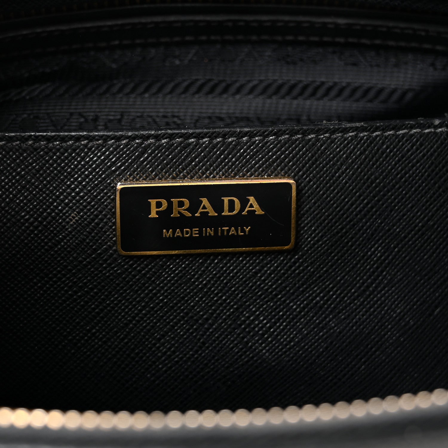 Prada Saffiano Medium Galleria Double Zip Tote Black 6 of 9