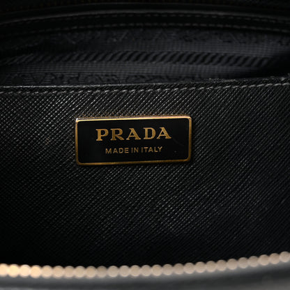 Prada Saffiano Medium Galleria Double Zip Tote Black 6 of 9