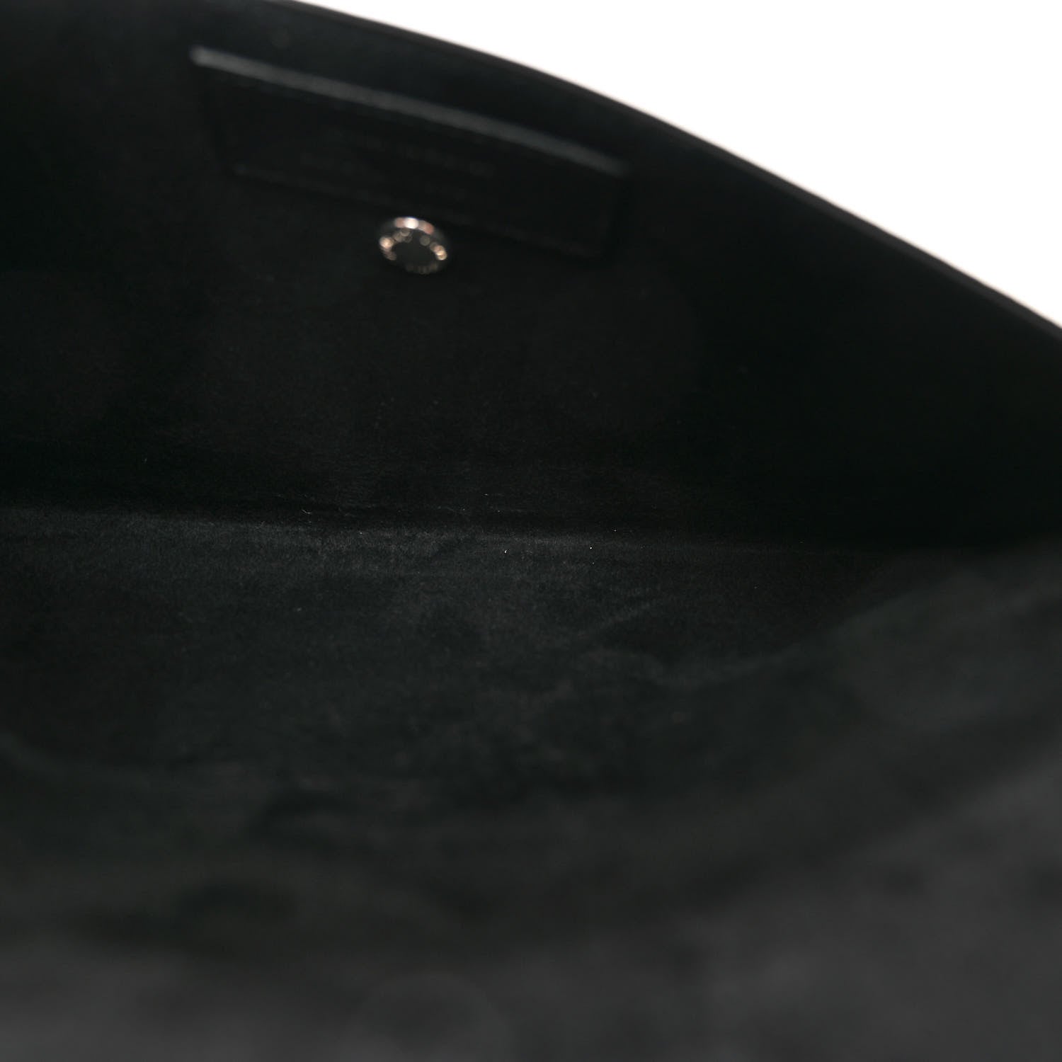 Saint Laurent Lambskin Teddy Drawstring Bag Black 7 of 11